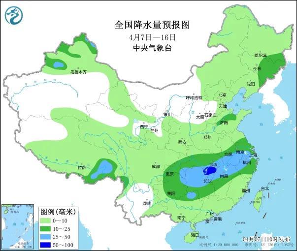 農(nóng)諺說(shuō)：大到暴雪大雨范圍中心已定，60年一遇冷春？(圖1)