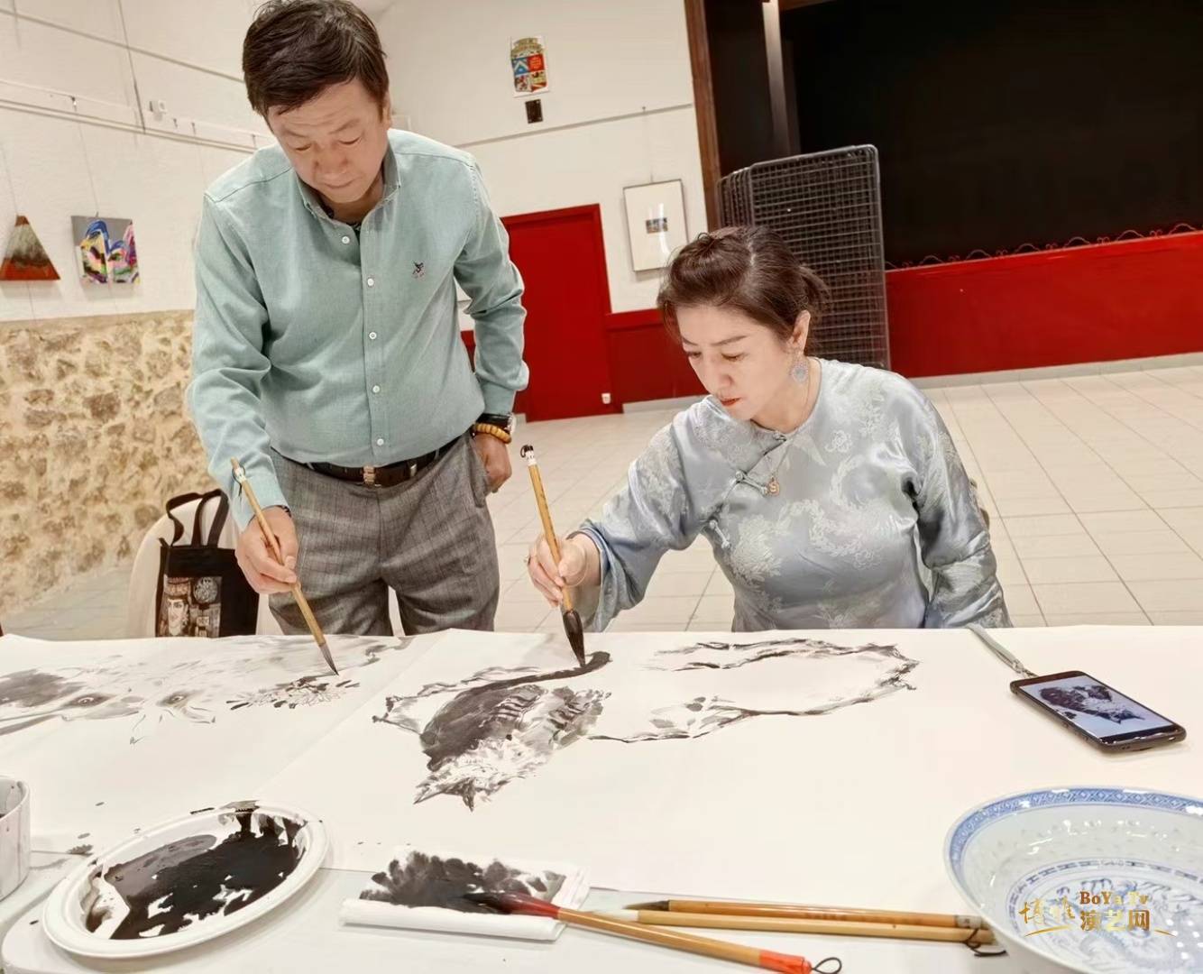 中法建交60周年｜中歐藝術(shù)對(duì)話(huà)特展，中國(guó)青年畫(huà)家楊梓作品被收藏(圖8)